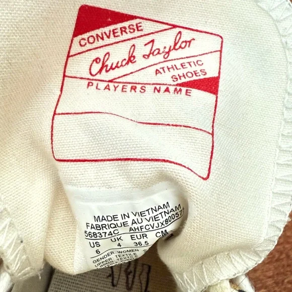 Converse Chuck Taylor Cream High-Tops - Picture 5 of 16